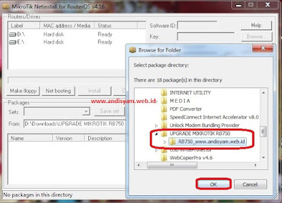 Cara Upgrade Mikrotik RB750