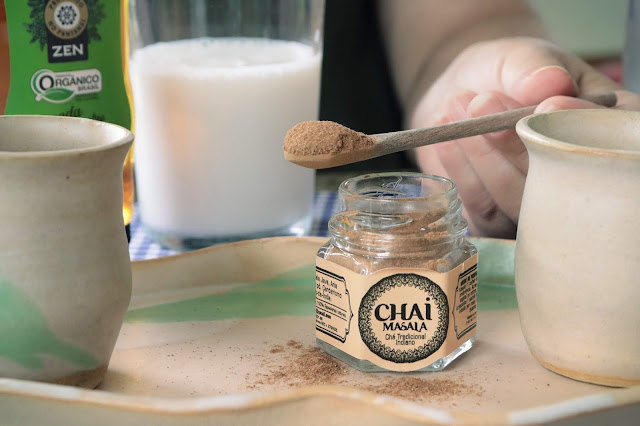 Chai Masala com leite gelado