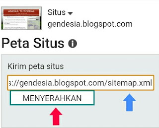 Cara menambahkan peta situs blog ke bing webmaster