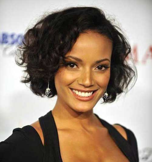 Lovely Latest Six Curly and Short Hairstyles Ideas