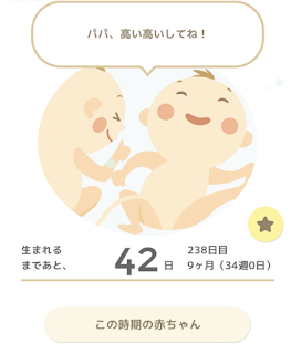 妊娠34週