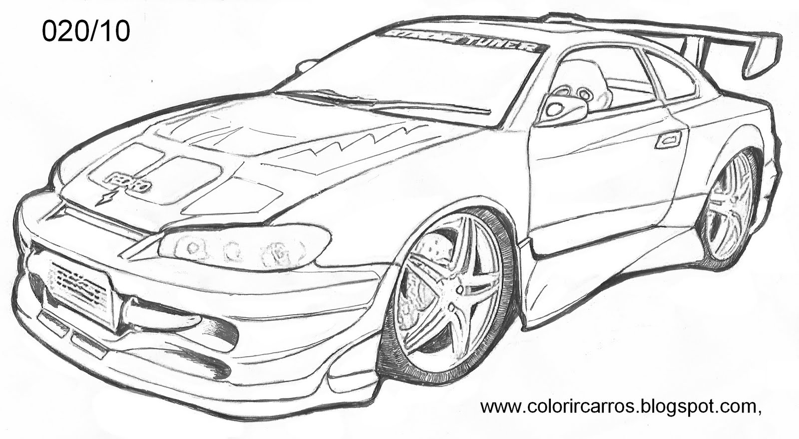 Camaro Coloring Page