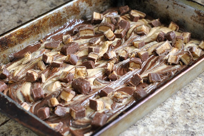 top with Snickers®