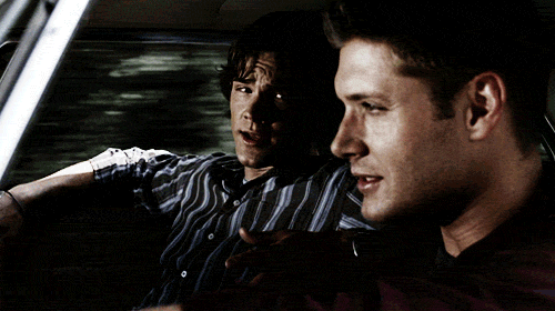 Jensen e Jared  impala gif