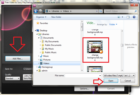 Convert video to mobiles
