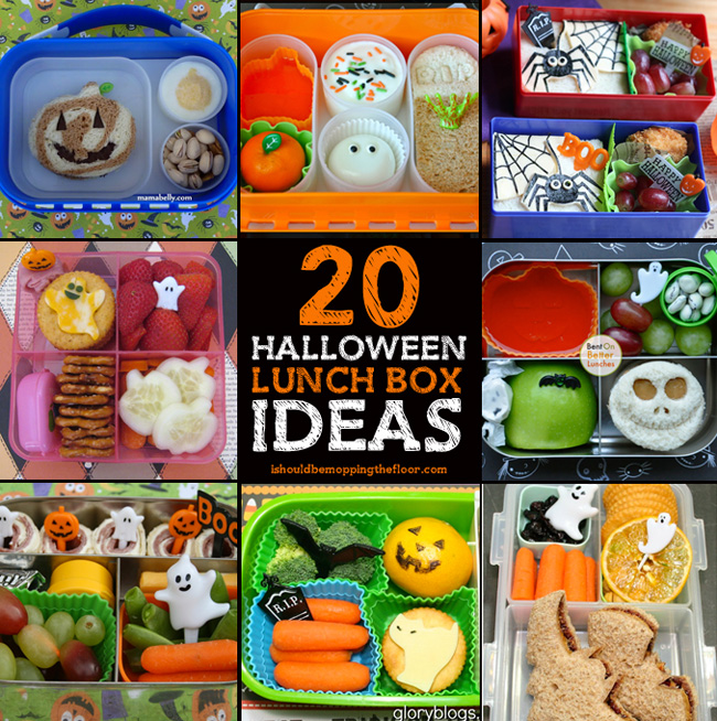 20 Halloween  Lunch Box Ideas  i should be mopping the floor