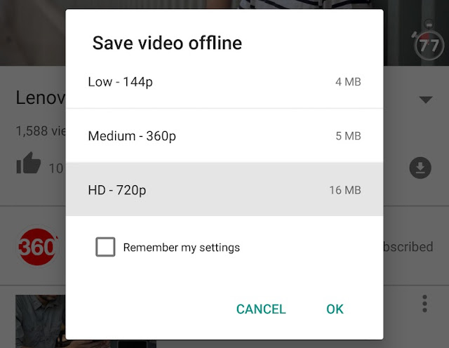Youtube offline Saved videos