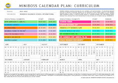 Calendar plan