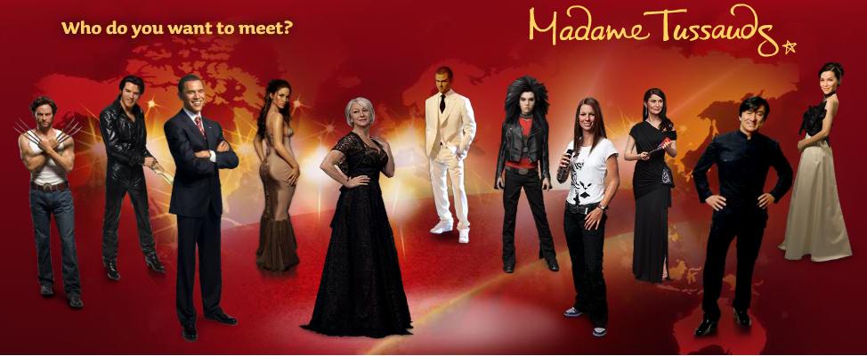 Madame Tussauds um famoso museu de cera que possui a 