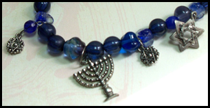 Jewish New Year Charm Bracelet