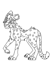 Top 5 cute little leopard coloring pages