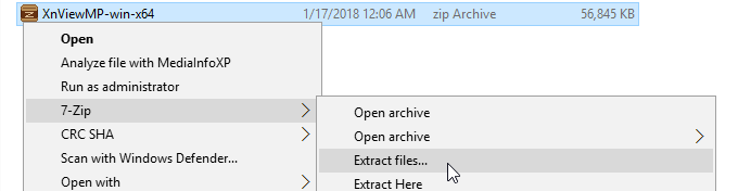Extract packages