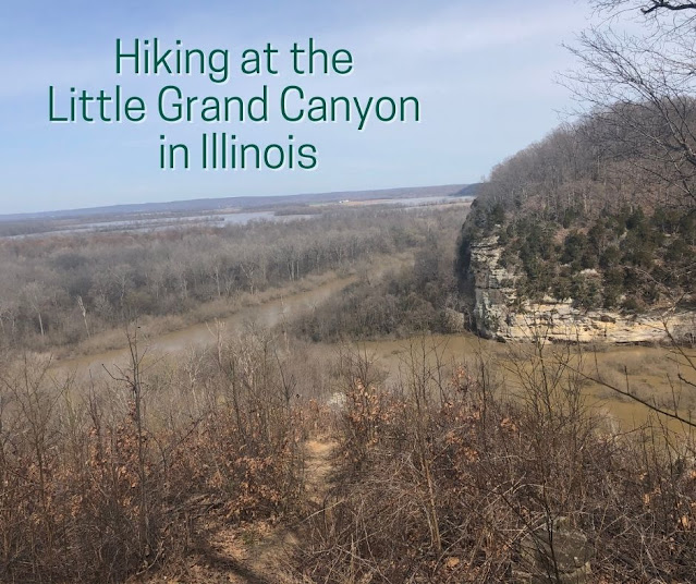 Standing On Top of the World at the Little Grand Canyon in Illinois