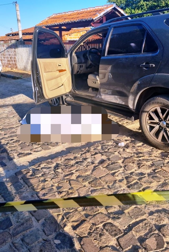 Empresário é assassinado a tiros próximo de seu carro na zona rural de Luís Correia
