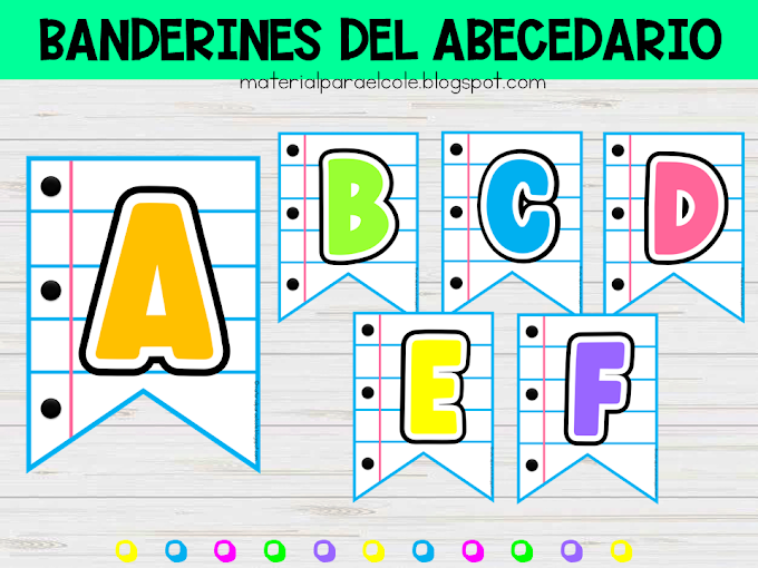 BANDERINES DEL ABECEDARIO