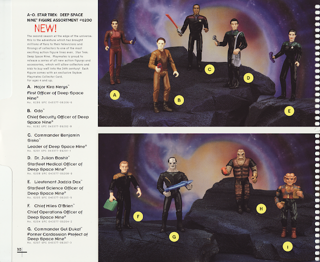 Star Trek Deep Space Nine Playmates Action Figures