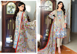 Mariya B Sapphire Lawn Collection 1003