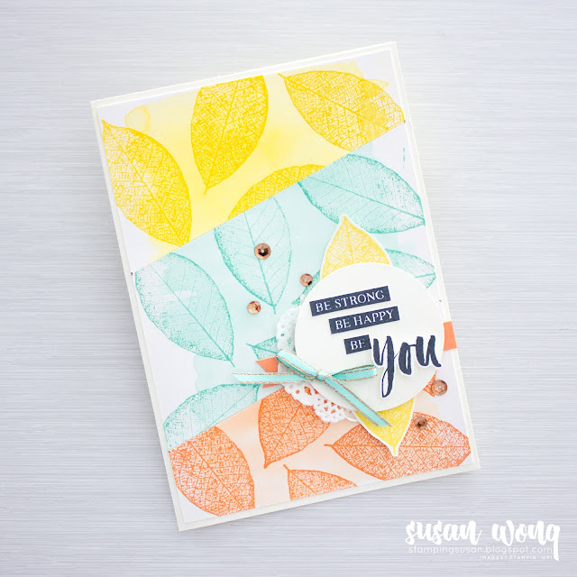 Set for Rooted In Nature by Stampin' Up! Card Class - Stamping Susan Wong