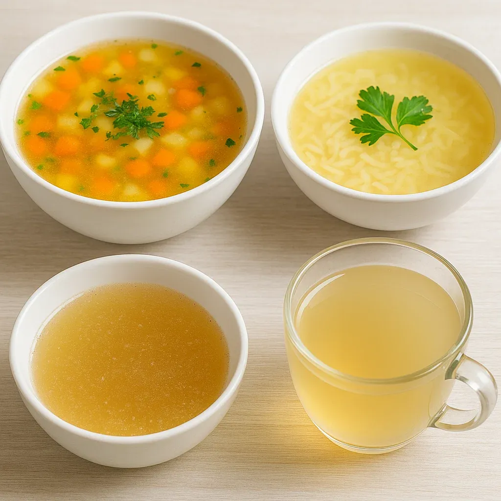 Various Types of Soup