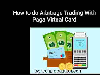 How to do arbitrage trading with paga virtual card