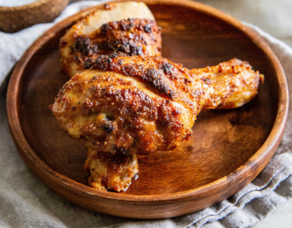 Crispy Brown Sugar Air Fryer Chicken Legs