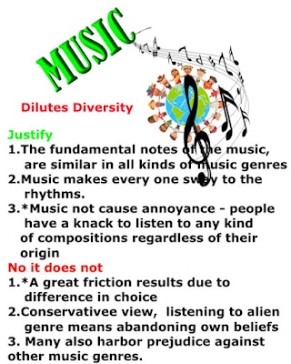 Some people say that music can bring people of different cultures and ages together