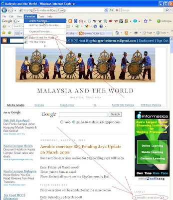 screenshot Guide to Malaysia and the world