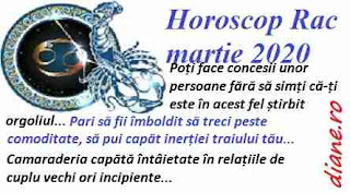 Horoscop martie 2020 Rac 