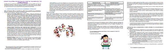 Orientaciones pedagógicas para el desarrollo de competencias - Currículo Nacional