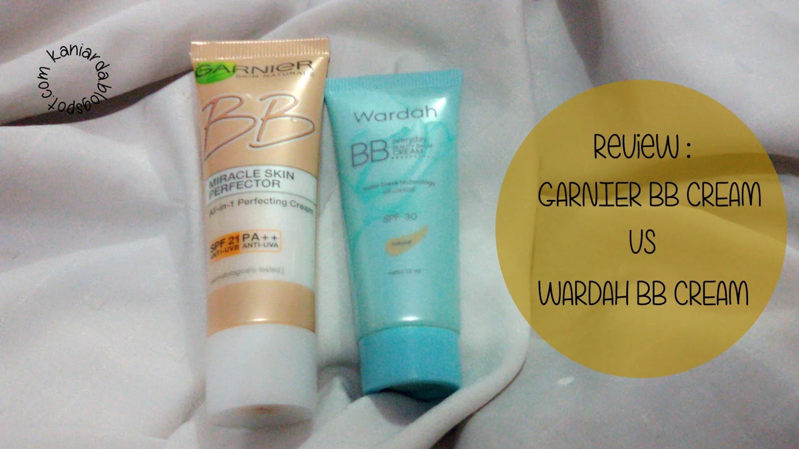 REVIEW Garnier BB Cream VS Wardah Everyday Natural BB Cream