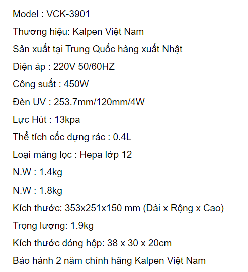 Bàn ủi hơi nước cầm tay Kalpen HSK-3801