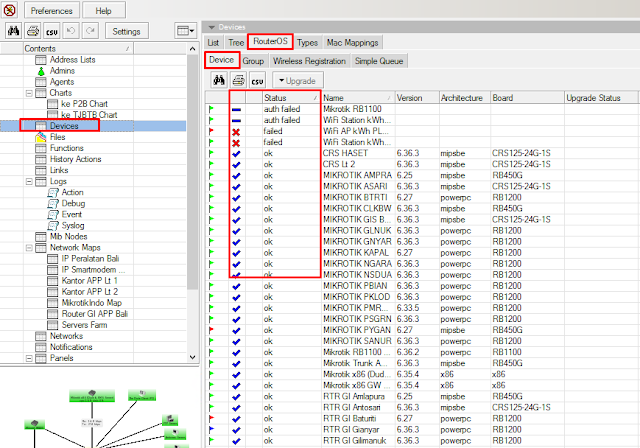  Upgrade Mikrotik ke versi RouterOS terbaru merupakan hal yang cukup penting Cara Upgrade Mikrotik Masal (Mass Upgrade) Menggunakan The Dude