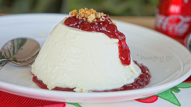 Cheese Mousse with Lingonberries