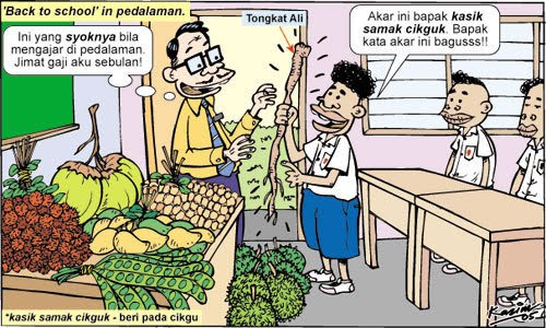 Kumbang Jingga: Koleksi-koleksi kartun Lawak Di Sekolah