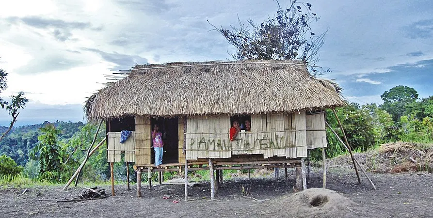 Ata Manobo indigenous house