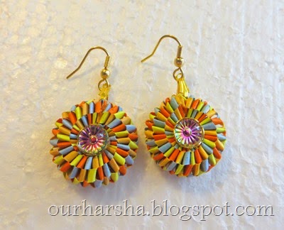  Paper Weaving Earrings (7)