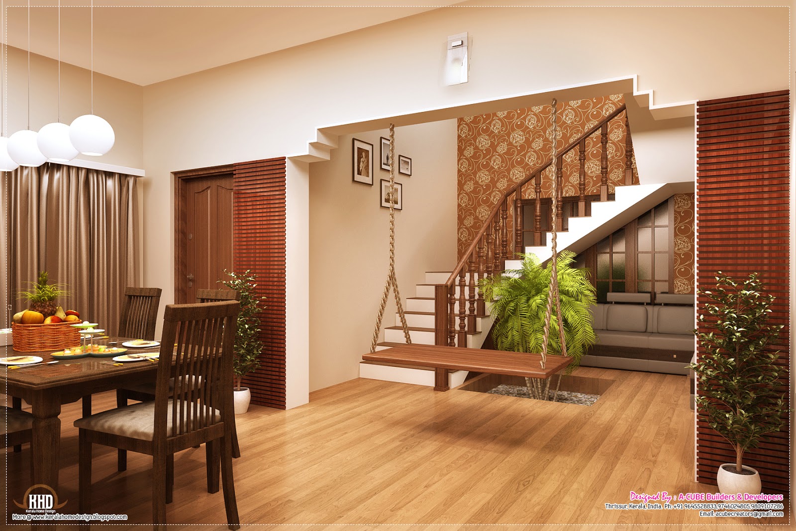 Awesome interior decoration ideas  Kerala home design and 