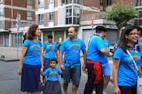 Bajada de cuadrillas de las fiestas de Retuerto