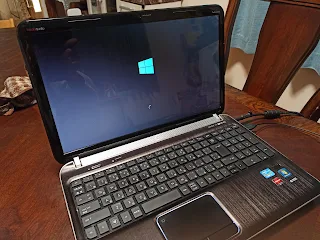 Windows起動中のPC