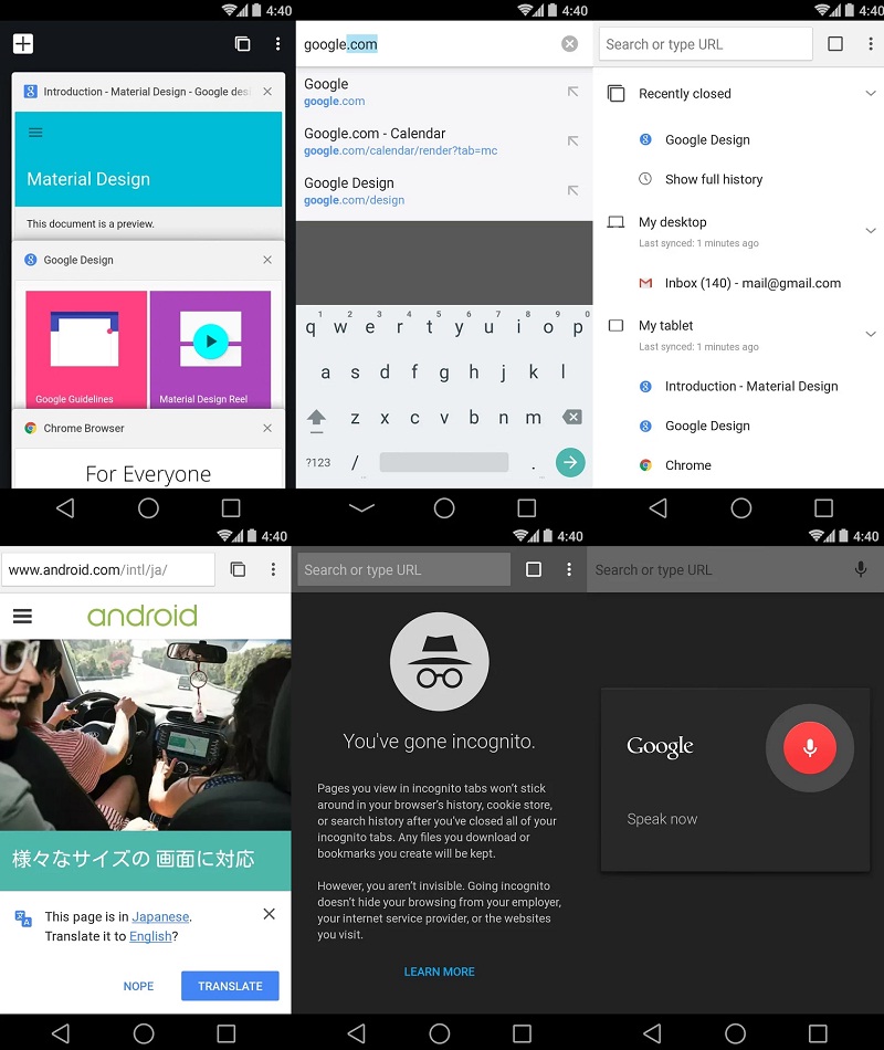 Download Google Chrome Browser APK 48.0 File Free for Android via