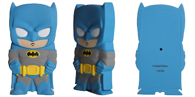 San Diego Comic-Con 2013 Exclusive Chara-Brick Vinyl Figures by Huckleberry - Batman (Blue)