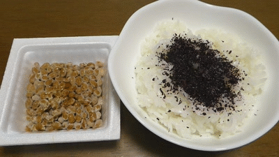 納豆にゆかり『納豆ゆかりごはんが地味だけどうまい!!』 納豆にゆかり『納豆ゆかりごはんが地味だけどうまい!!』
