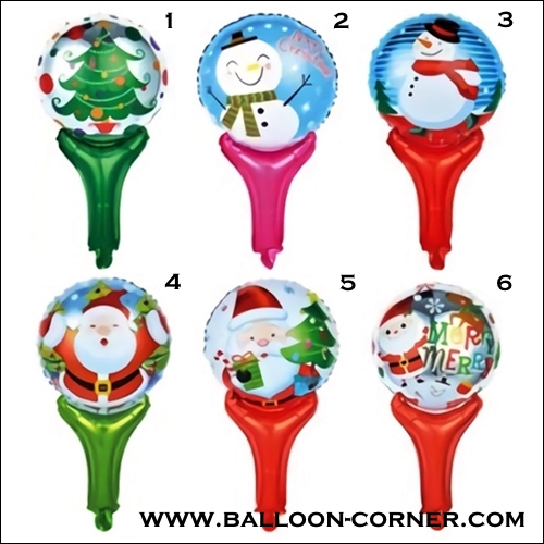 Balon Foil Raket Seri MERRY CHRISTMAS