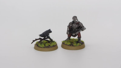 Uruk-Hai Warrior and Raven