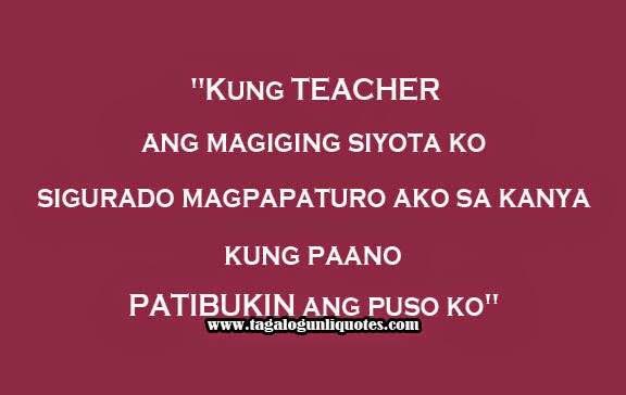 Tagalog Sweet Love Quote For Teacher
