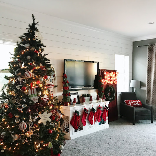Decoraciones navideñas para el hogar moderno
