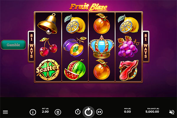 Main Gratis Slot Indonesia - Fruit Blaze NetEnt