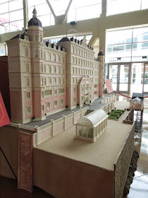 Grand Budapest Hotel film model display