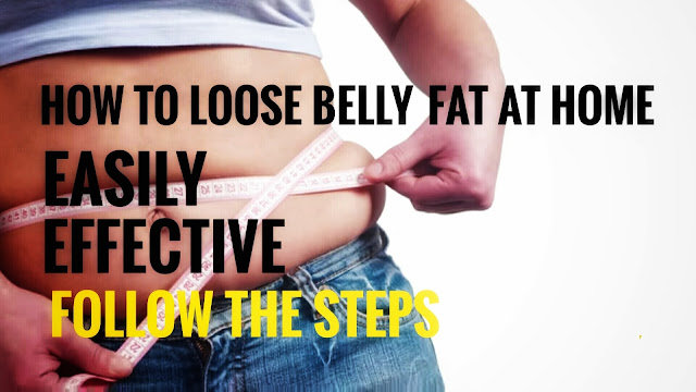 How to lose belly fat easily at home in one week