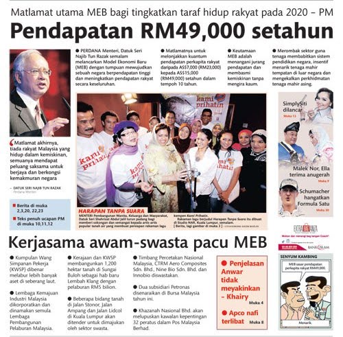 Kampung Jenjarom Surat Khabar